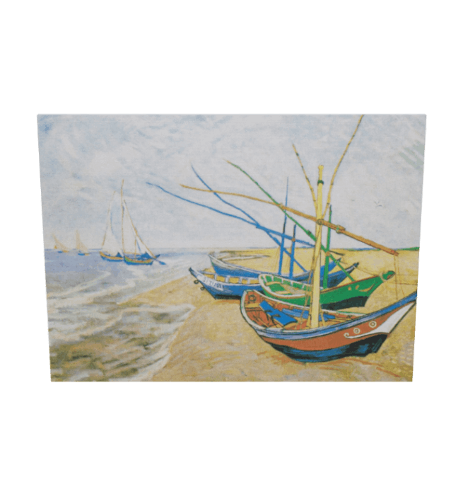 Fishing Boats by Vincent Van Gogh